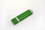 USB en cuerpo de plástico para aplicar un logotipo, verde