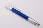 Bolígrafo con memoria USB, azul