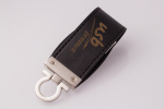 Elegante memoria USB con cuero ecológico - negro