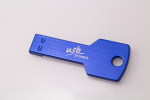 Pendrive USB con forma de llave, el color azul