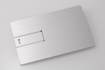 Tarjeta USB en forma de tarjeta de visita metálica