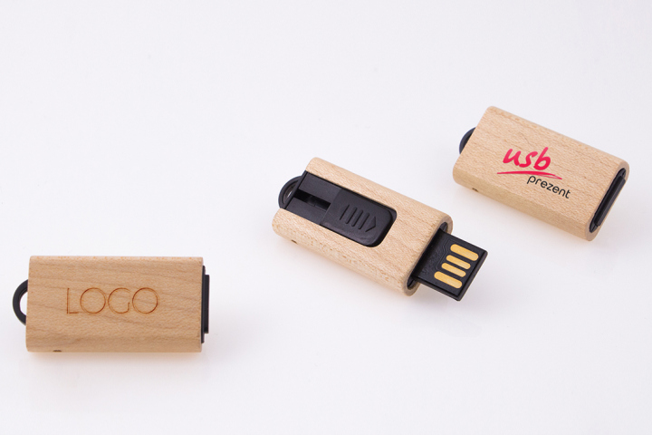 Memoria USB de madera delgada WD41-SLIM