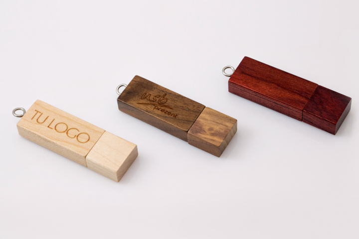 Memorias USB ecológica de madera personalizados - WD15 